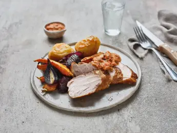 Pork Steak with Red Pepper Sauce